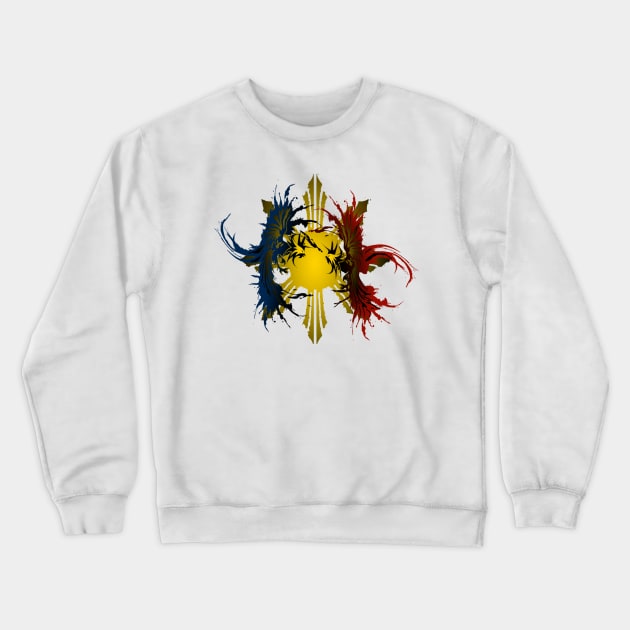 Cock Fight Crewneck Sweatshirt by Nostalgink